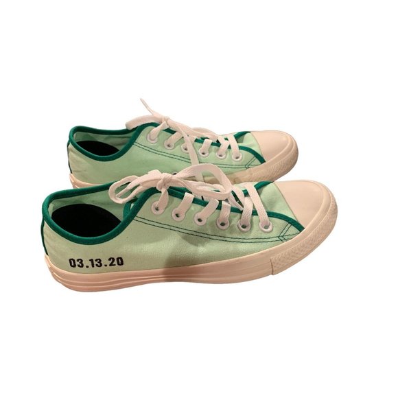 CONVERSE All Star Sea foam Green Low Tops Shoes Womens Size 7.5 Mens Size 5.5 - Picture 3 of 5
